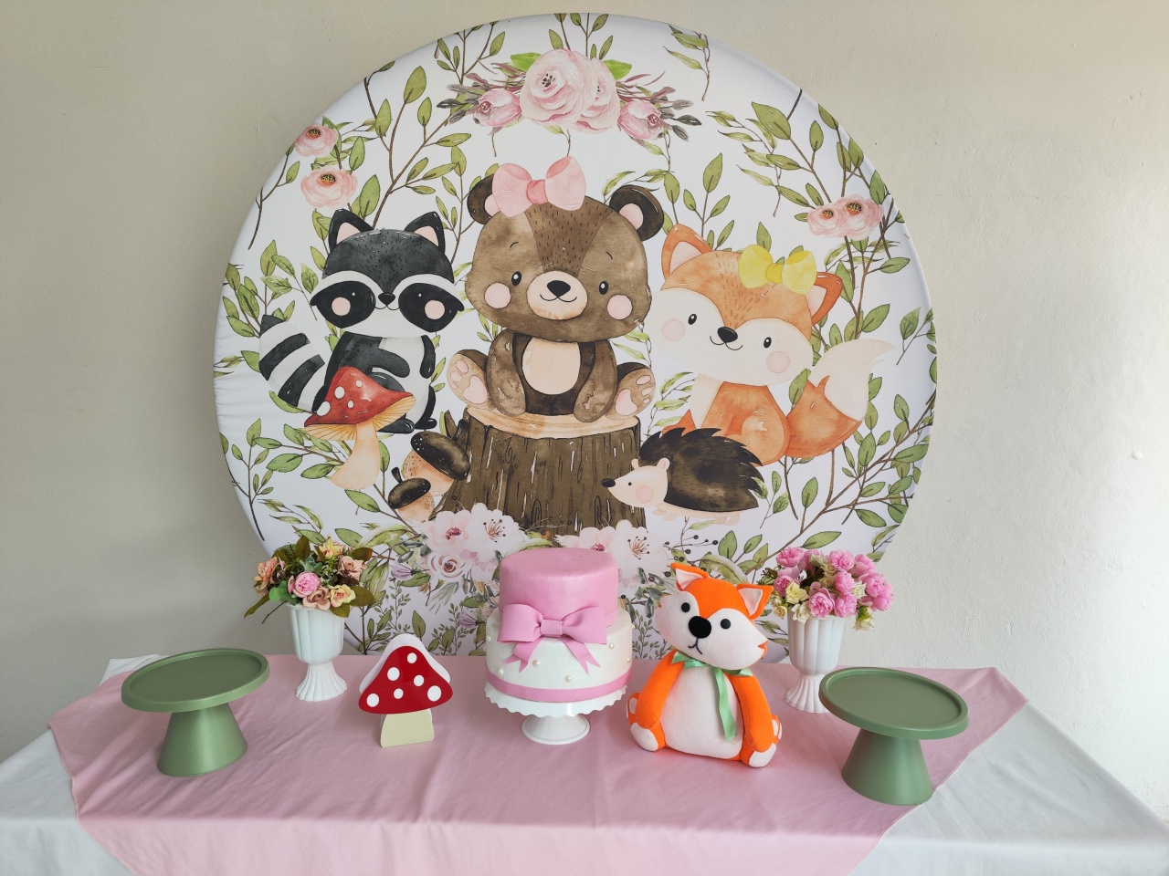 Kit Bosque Menina  1 ( Opçao 1) - Elisete Festas Kit Pegue e Monte
