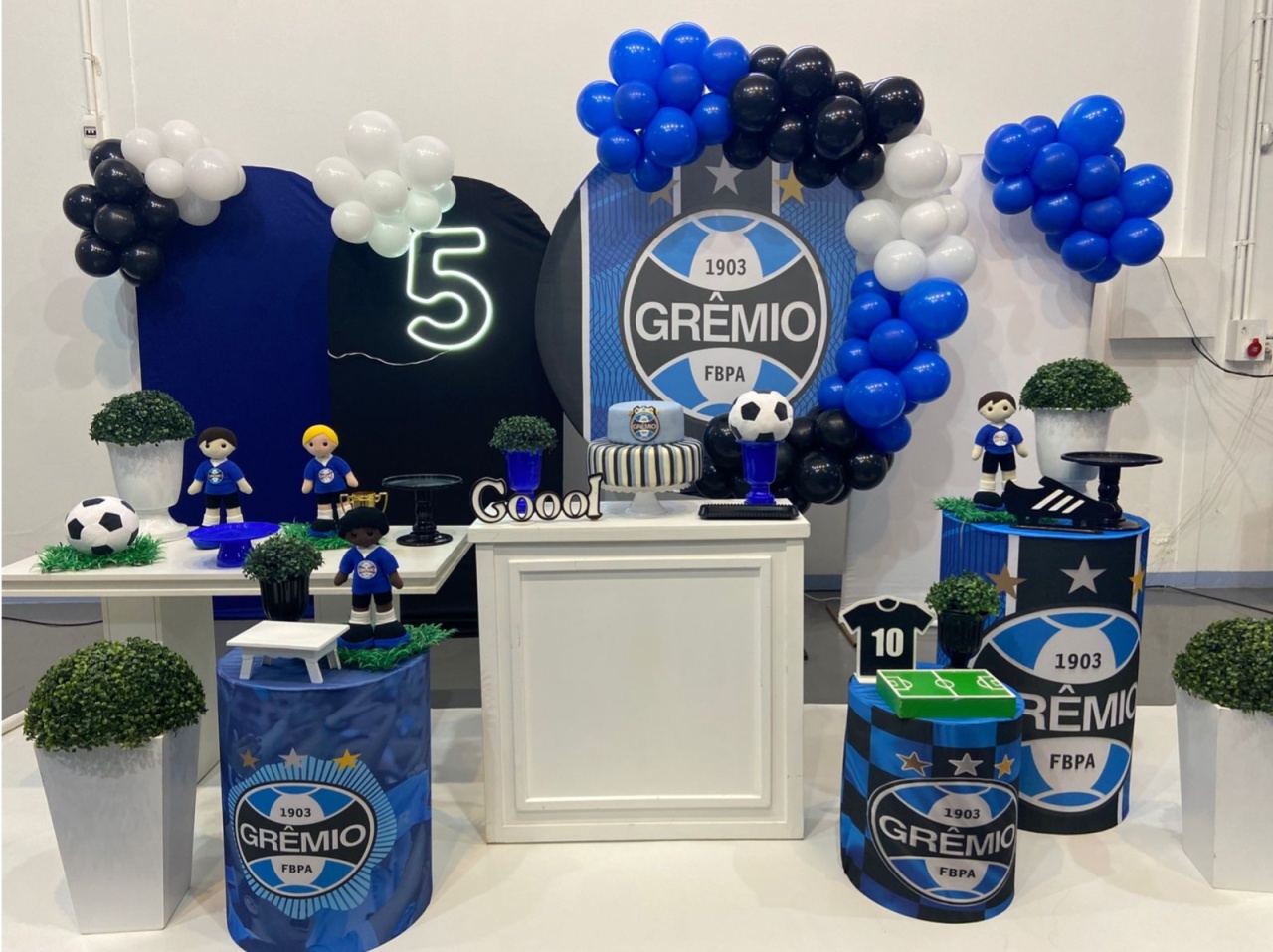 Montagem Grêmio 5 - Elisete Festas Kit Pegue e Monte