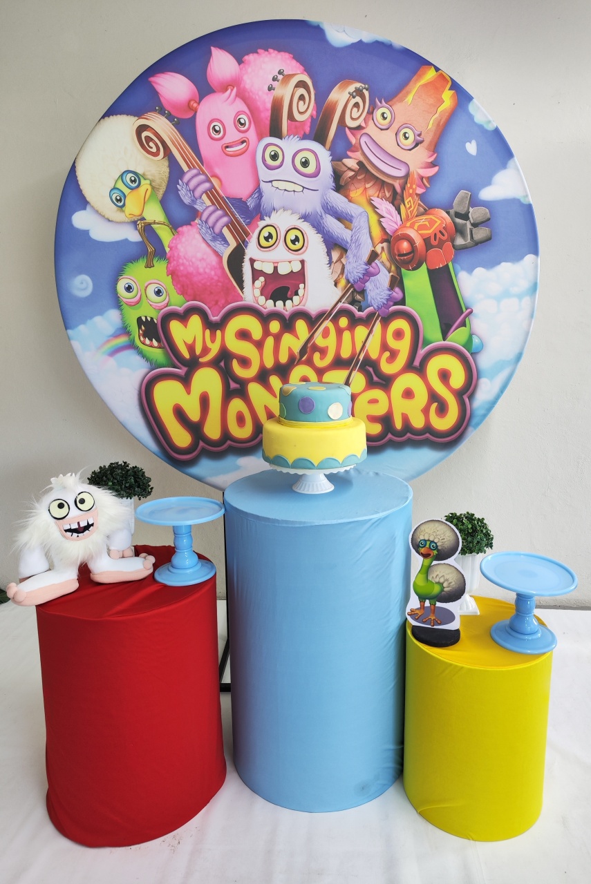 Kit My Singing Monsters ( Opçao 2) - Elisete Festas Kit Pegue e Monte