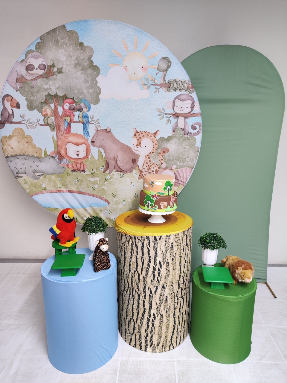 Kit Fauna Opção Plus  - Elisete Festas Kit Pegue e Monte