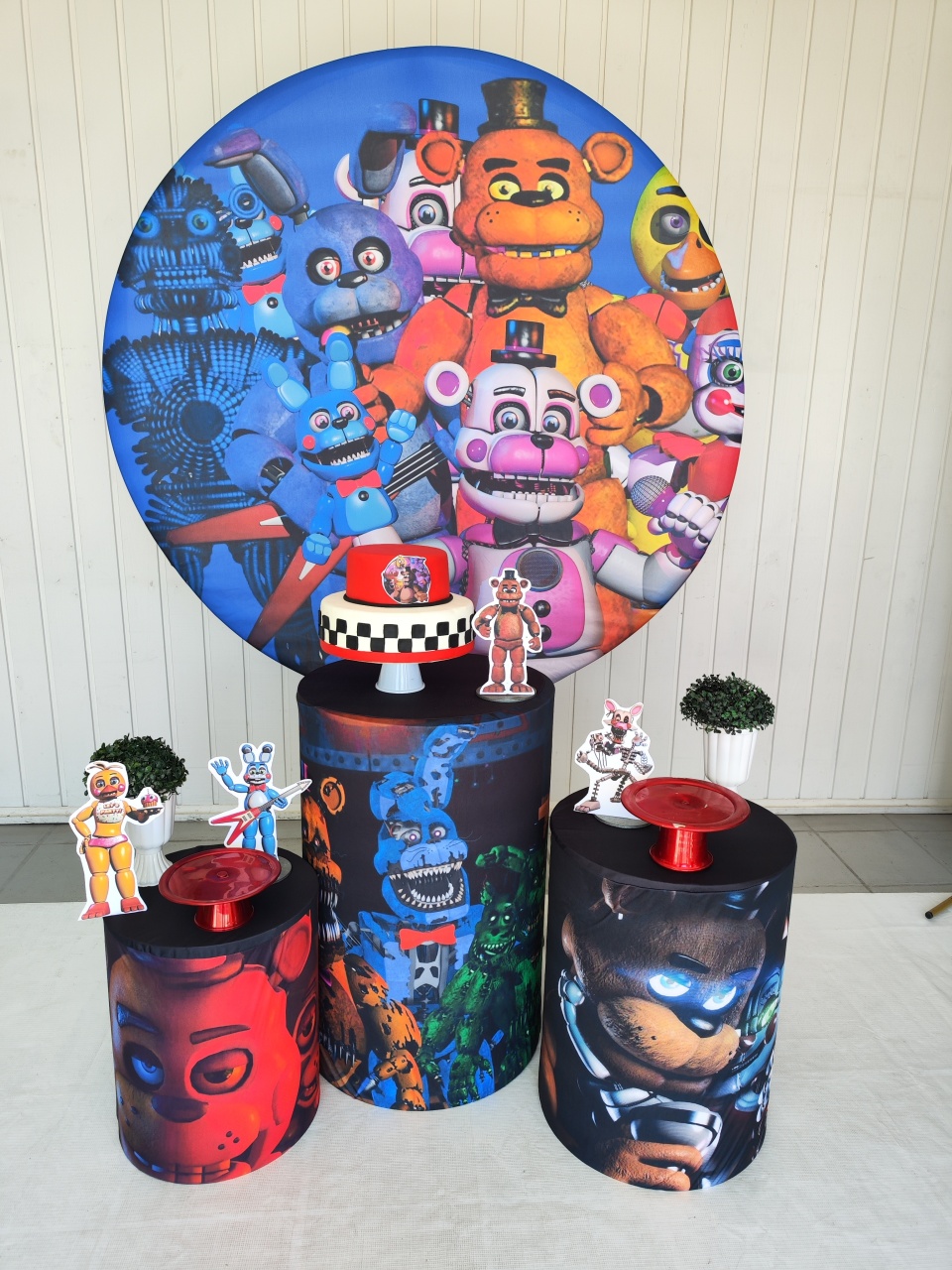 Kit  Five Nights At Freddy's - Elisete Festas Kit Pegue e Monte