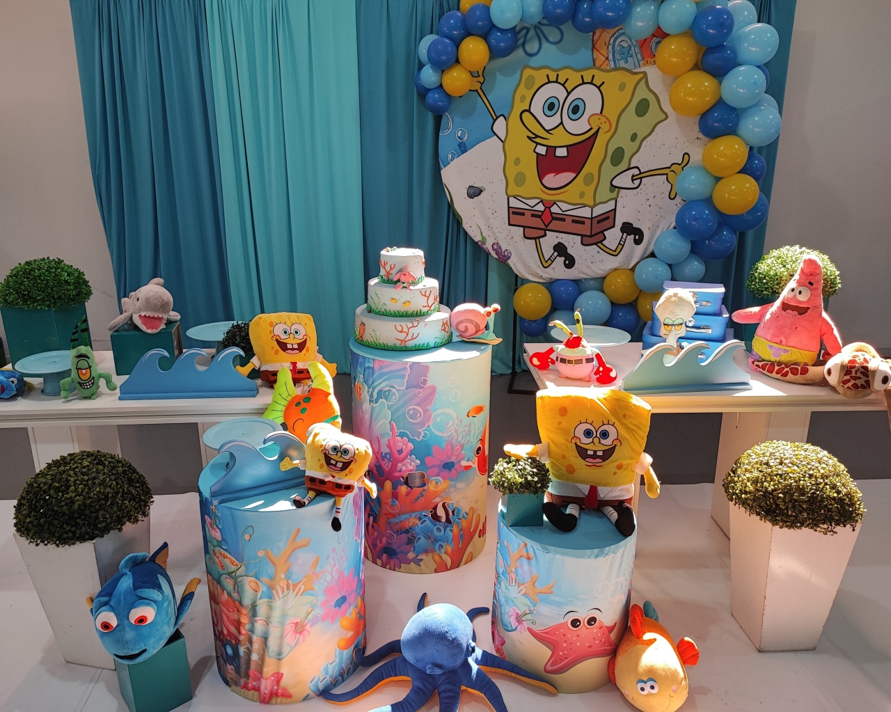 Montagem Bob Esponja 3 - Elisete Festas Kit Pegue e Monte