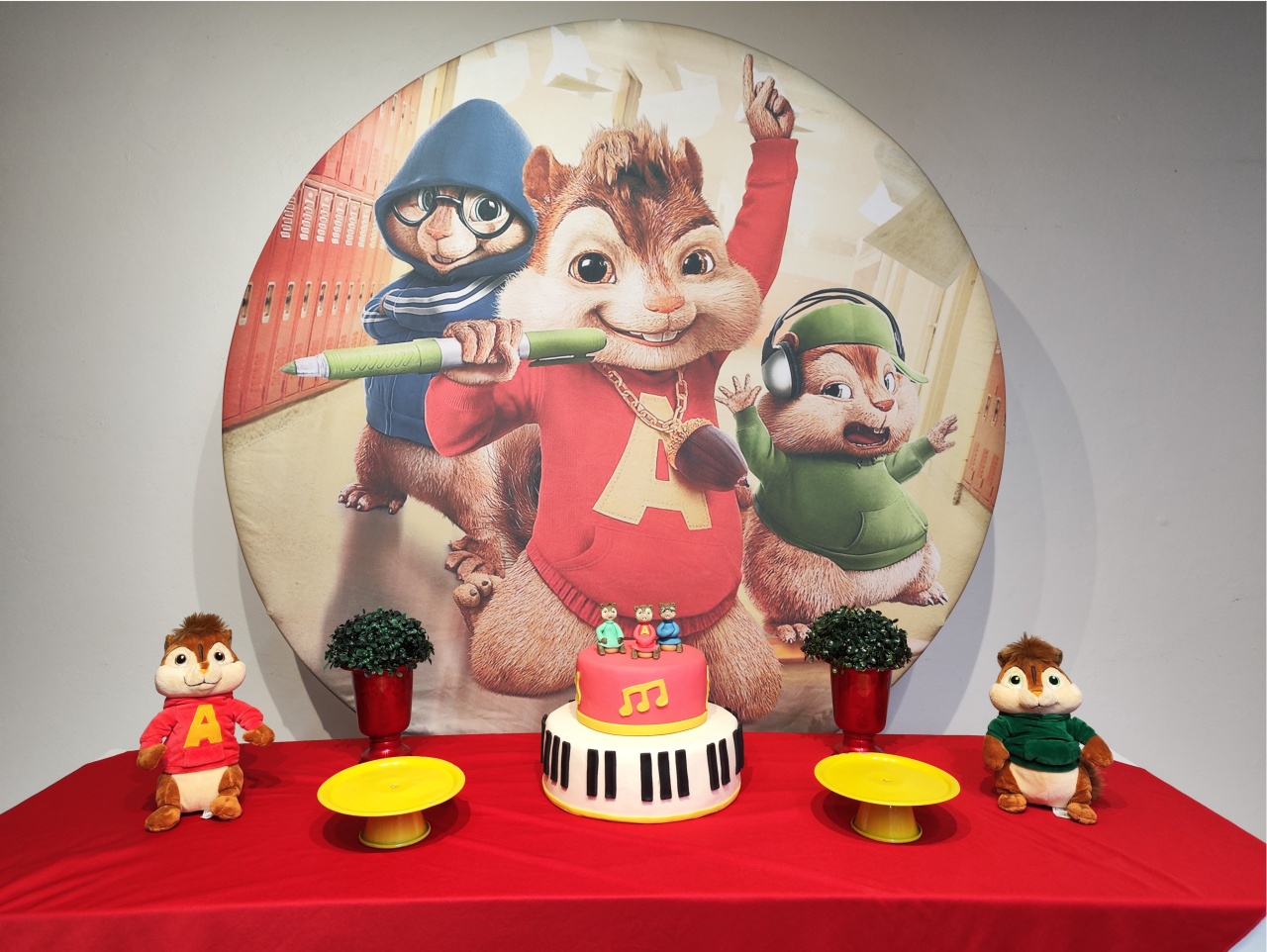 Kit Alvin E Os Esquilos - Opção 1 - Elisete Festas Kit Pegue e Monte