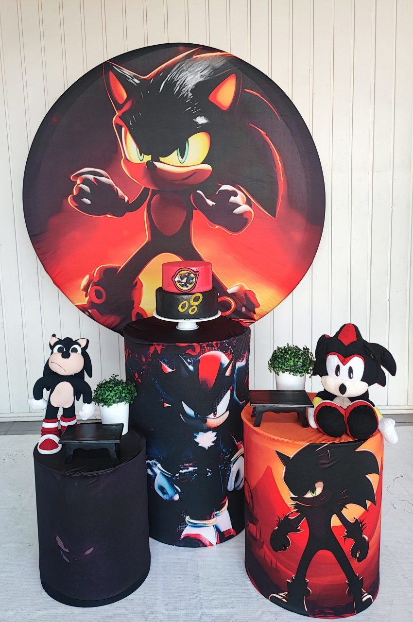 Kit Sonic Shadow - Opção 2  - Elisete Festas Kit Pegue e Monte