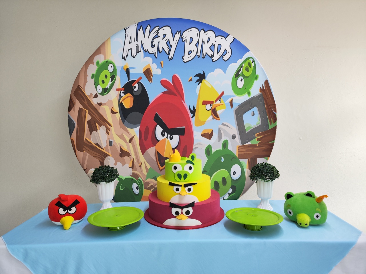 Kit Angry Birds Opção 1 - Elisete Festas Kit Pegue e Monte