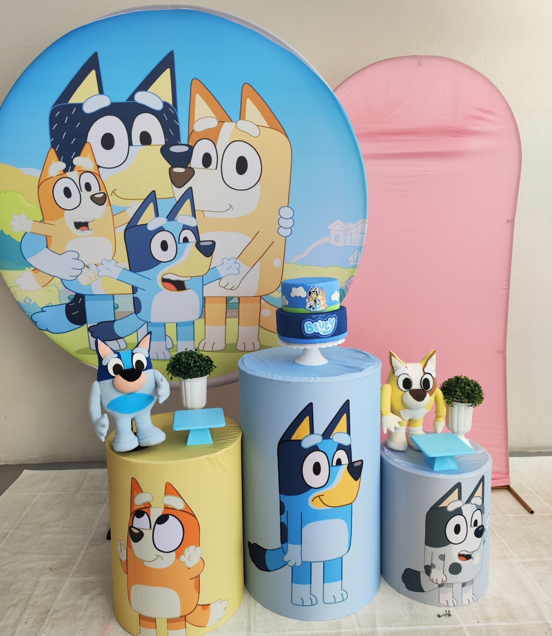 Kit Blue Opção Plus  - Elisete Festas Kit Pegue e Monte