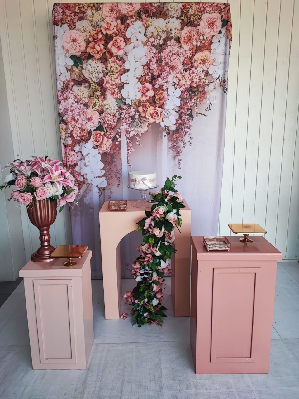 Kit Adulto Rose Casadinho Floral - Elisete Festas Kit Pegue e Monte