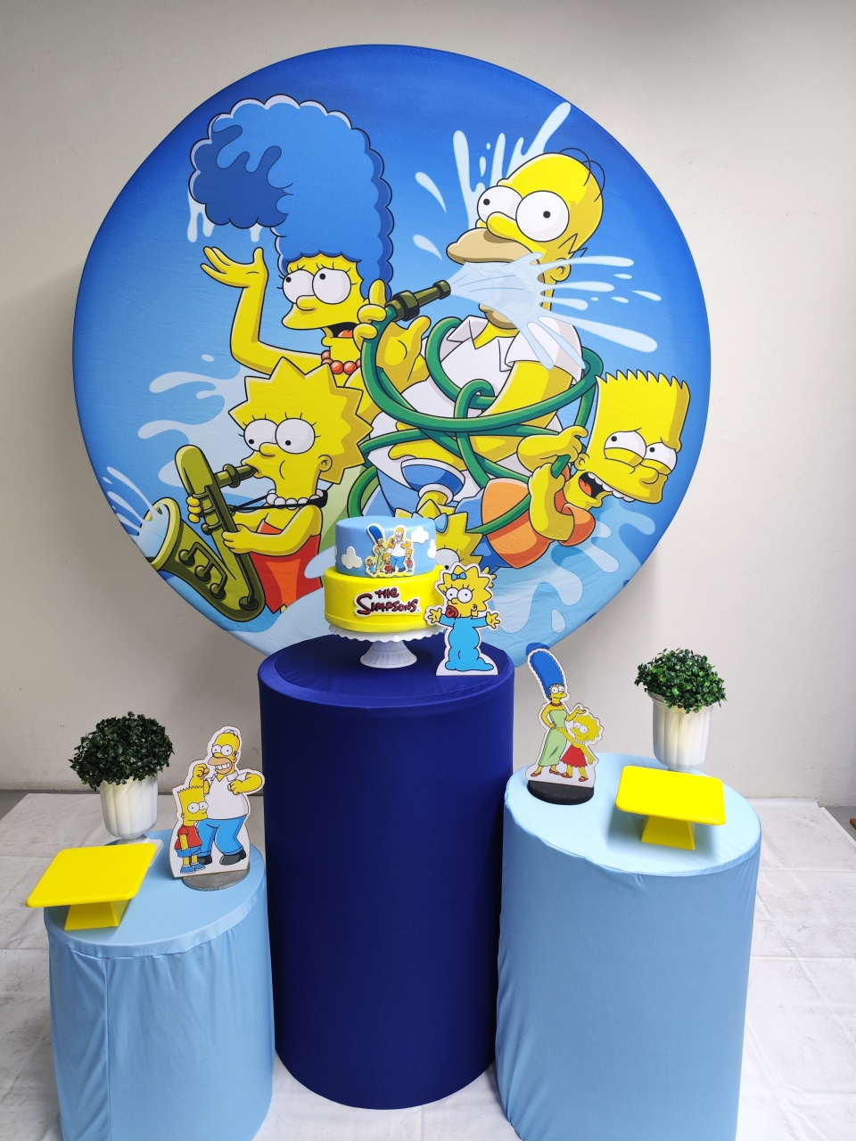 Kit Os Simpsons Opção 2 - Elisete Festas Kit Pegue e Monte