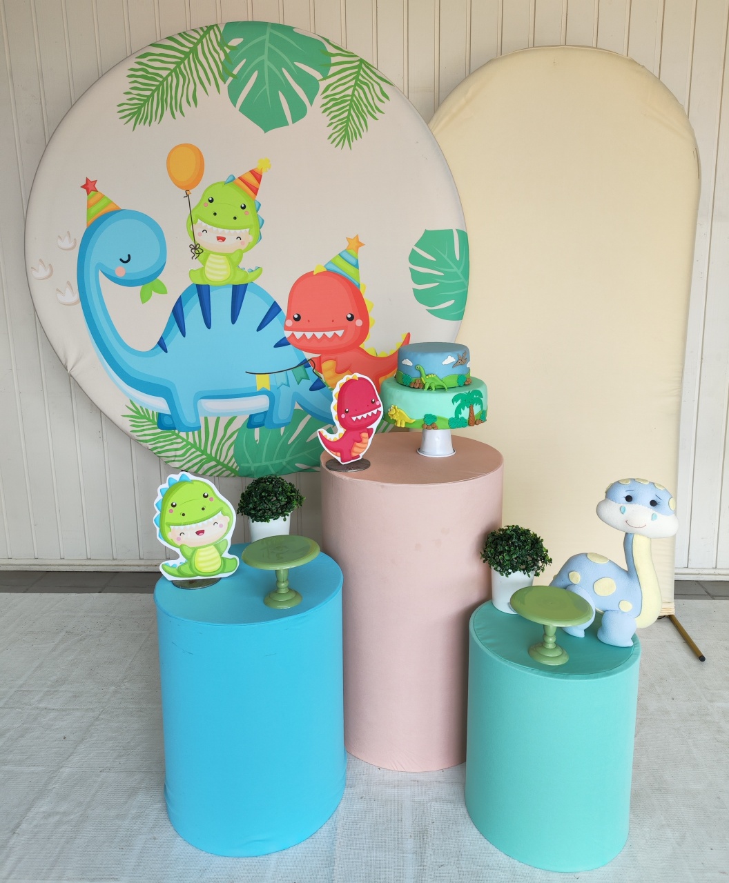 Kit Dinossauro Baby Opção Plus  - Elisete Festas Kit Pegue e Monte