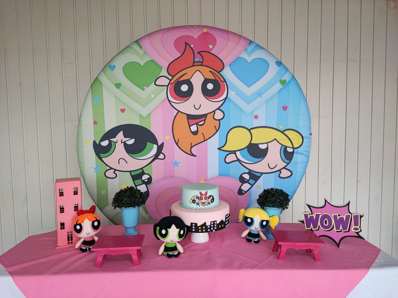 Kit Meninas Super Poderosas ( Opçao 1) - Elisete Festas Kit Pegue e Monte