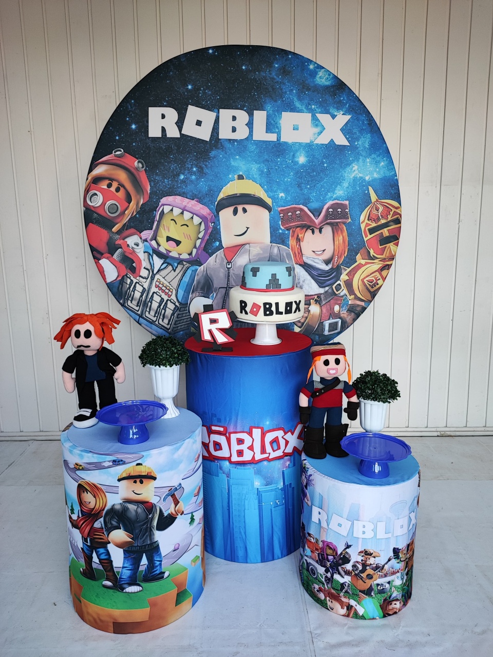 Kit Roblox Modelo 2 ( Opção 2) - Elisete Festas Kit Pegue e Monte