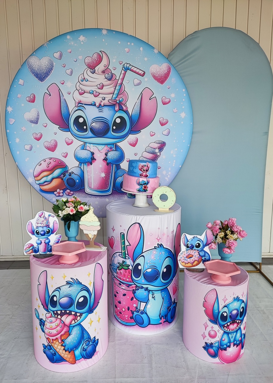 Kit Stitch Doces Opção Plus  - Elisete Festas Kit Pegue e Monte
