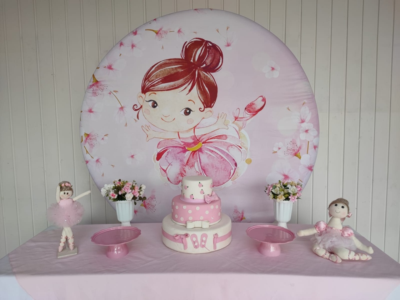 Kit Bailarina Menina Opção 1 - Elisete Festas Kit Pegue e Monte