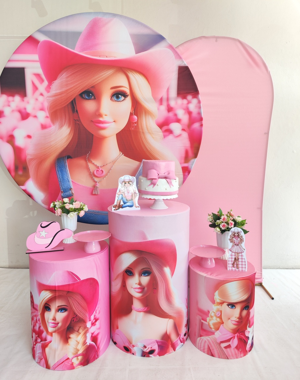 Kit Barbie Country Opção Plus  - Elisete Festas Kit Pegue e Monte