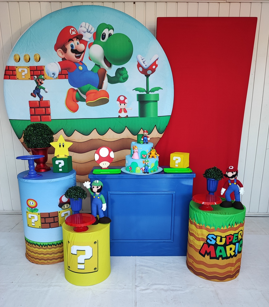 Kit Super Mario - Opção Plus  - Elisete Festas Kit Pegue e Monte
