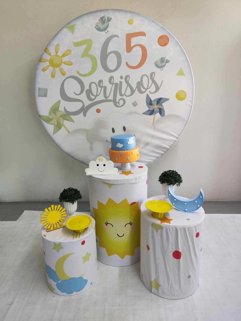 Kit 365 Sorrisos Opção 2 - Elisete Festas Kit Pegue e Monte