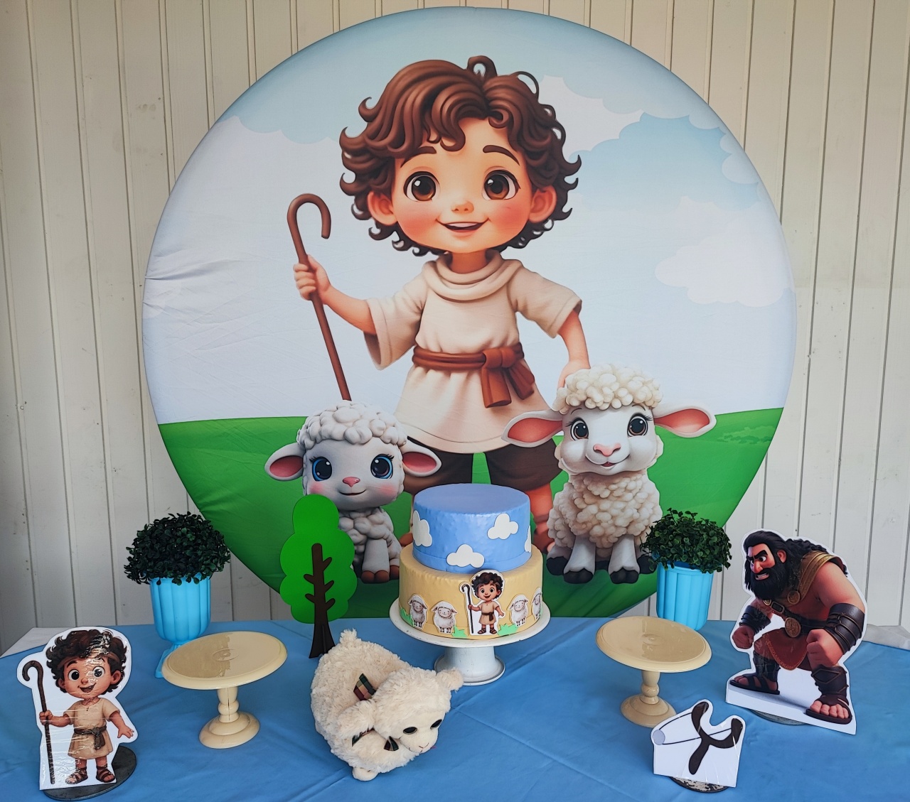 Kit Davi E O Golias Opção 1 - Elisete Festas Kit Pegue e Monte