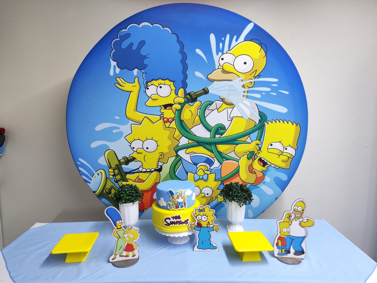 Kit Os Simpsons Opção 1 - Elisete Festas Kit Pegue e Monte