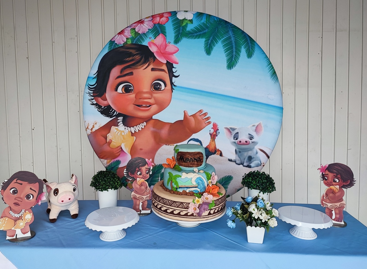Kit Moana Baby ( Opçao 1) - Elisete Festas Kit Pegue e Monte