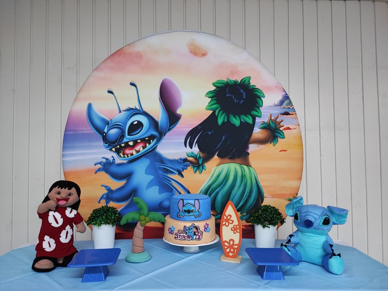 Kit Stitch E Lilo - Opção 1 - Elisete Festas Kit Pegue e Monte