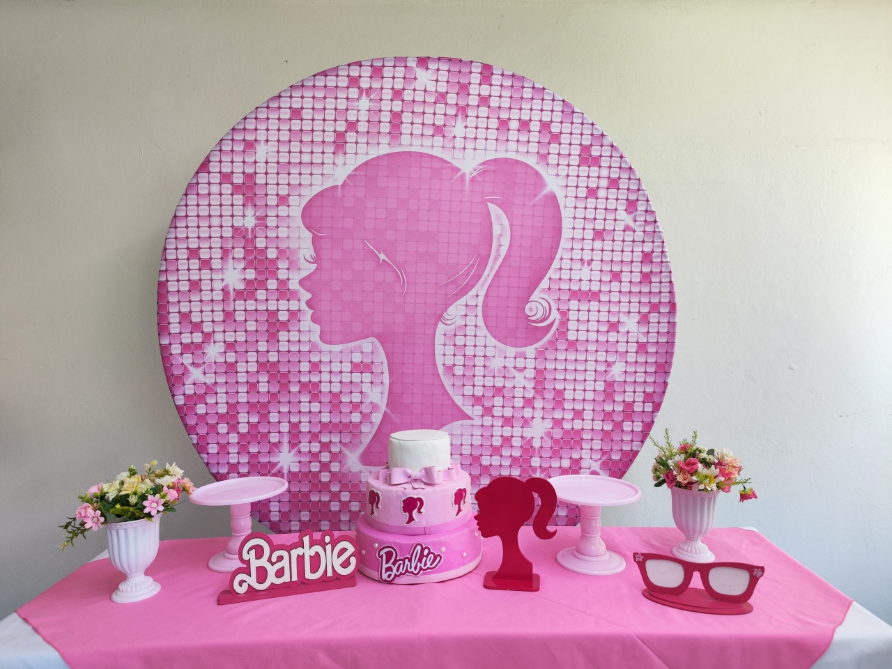 Kit Barbie Rosto Opção 1 - Elisete Festas Kit Pegue e Monte