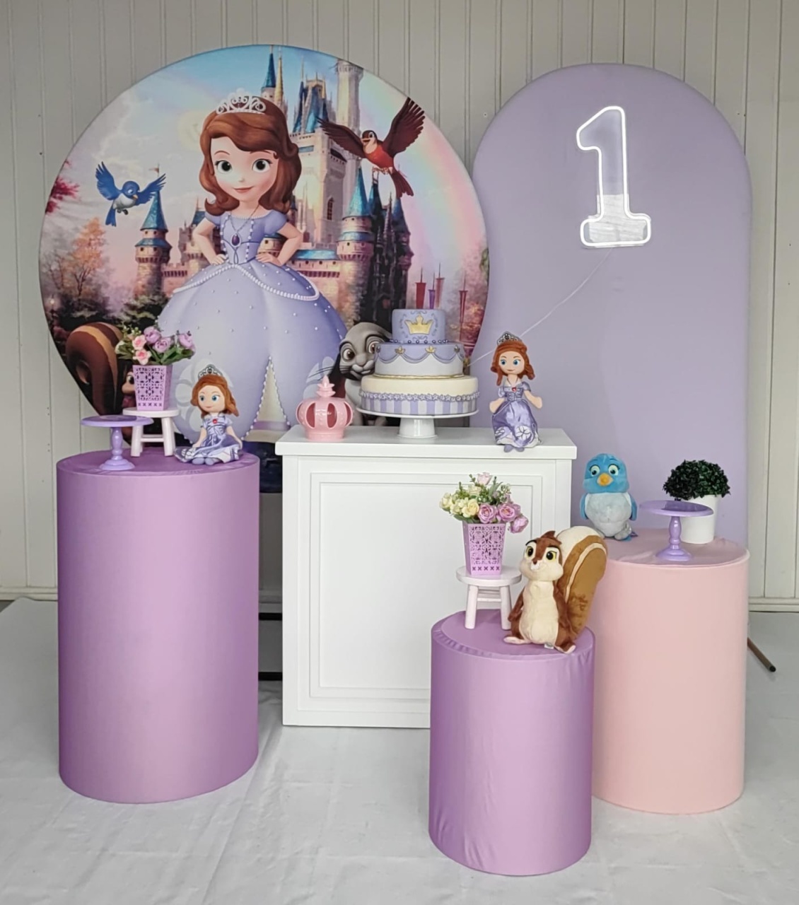 Kit Princesa Sofia - Opção Plus  - Elisete Festas Kit Pegue e Monte