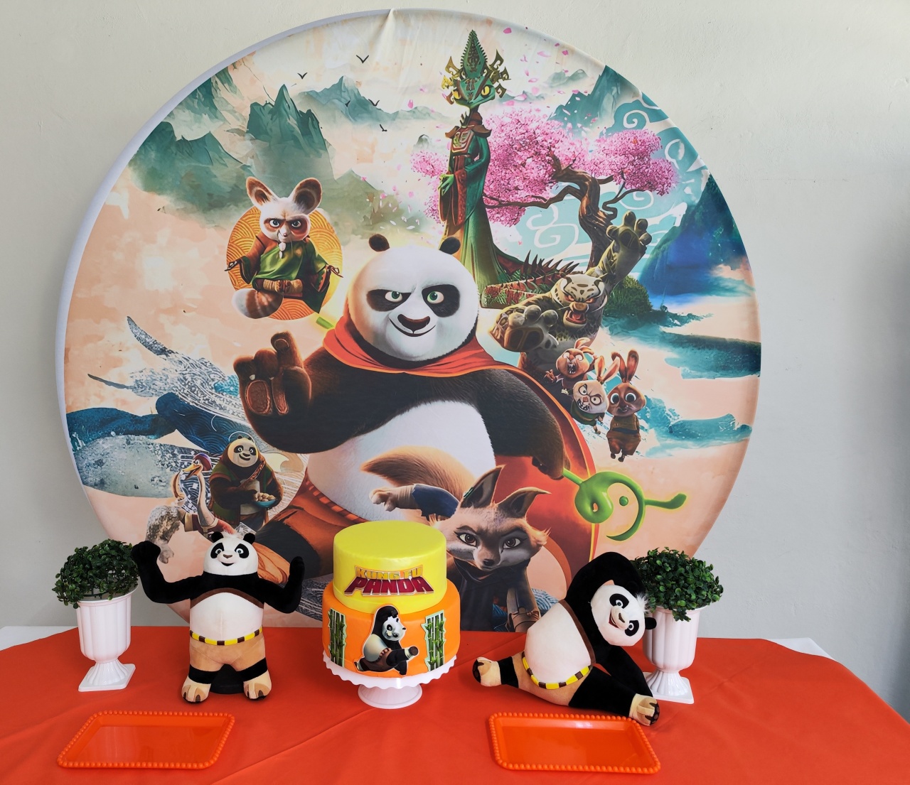 Kit Kung Fu Panda Opção 1 - Elisete Festas Kit Pegue e Monte