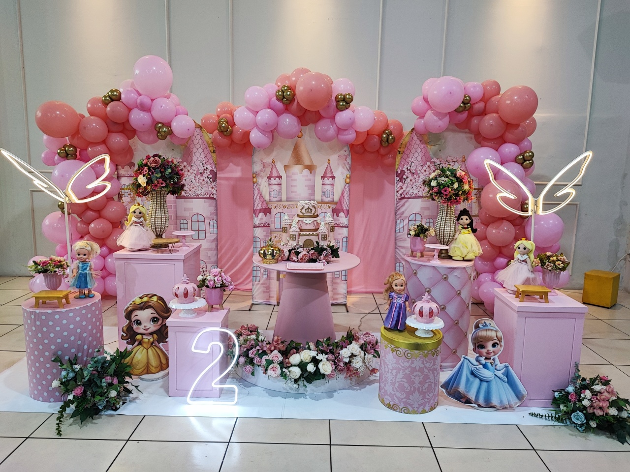 Montagem Jardim das Princesas  - Elisete Festas Kit Pegue e Monte