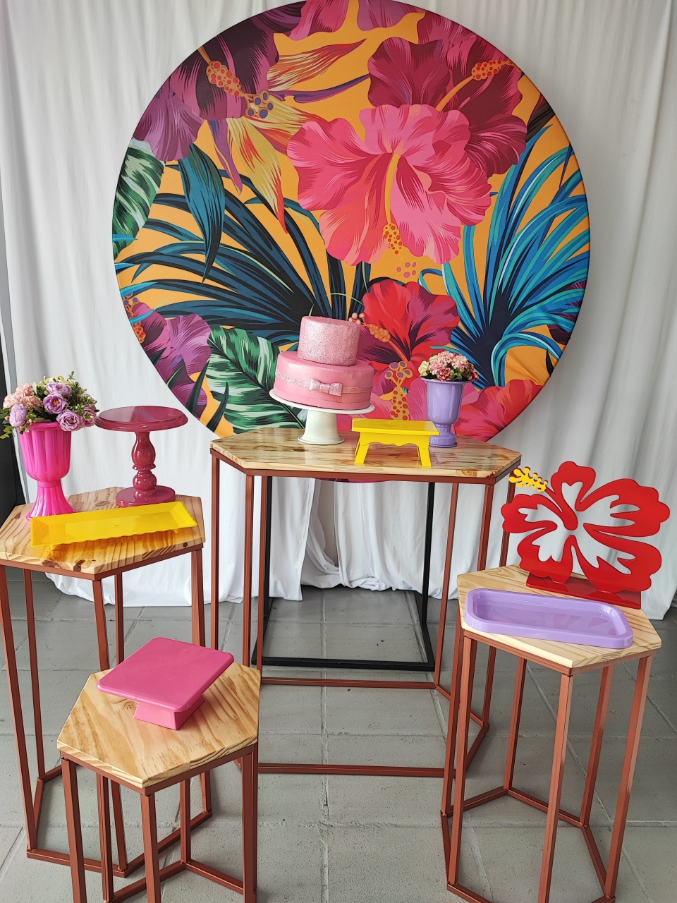Kit  Adulto Tropical (  Opçao Plus)  - Elisete Festas Kit Pegue e Monte