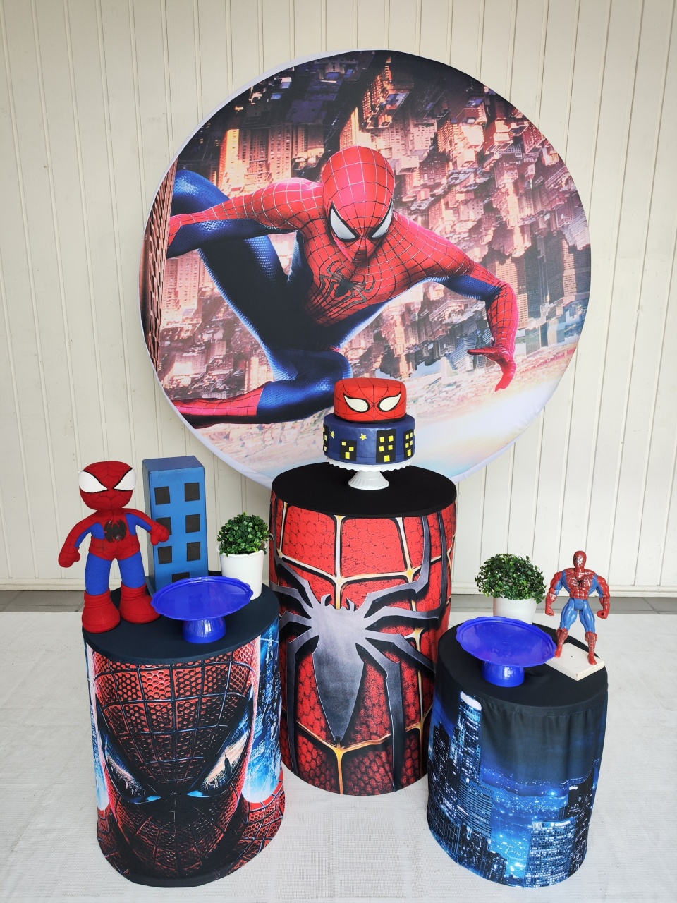 Kit Homem Aranha Modelo 2 ( Opçao 2) - Elisete Festas Kit Pegue e Monte
