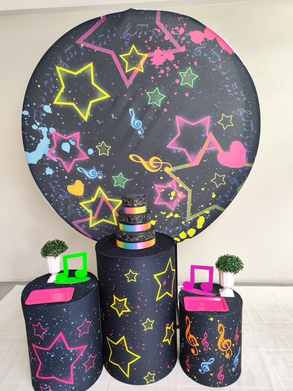 Kit Neon ( Estrela) Opçao 2 - Elisete Festas Kit Pegue e Monte