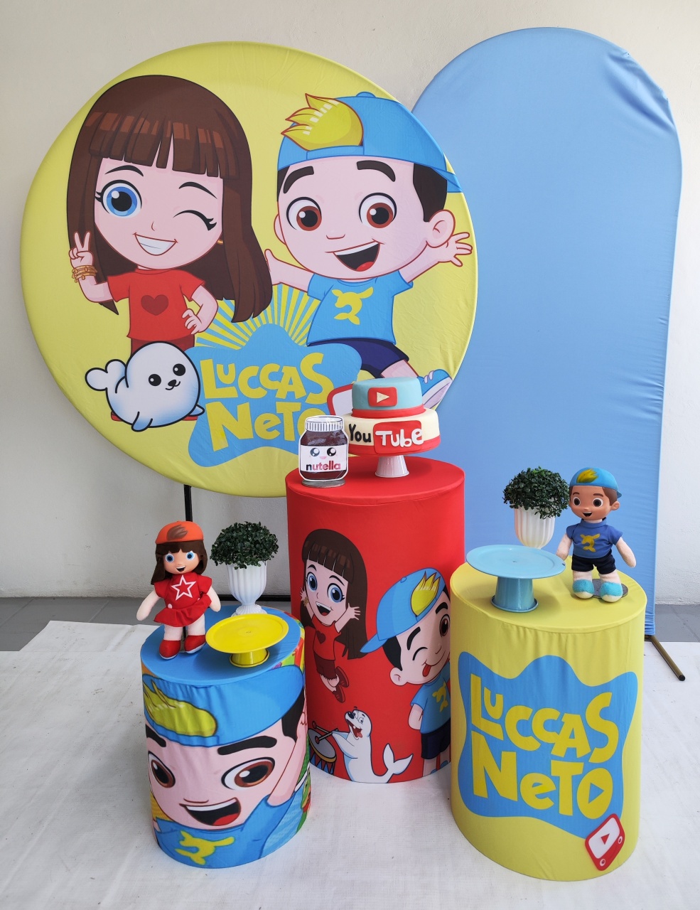 Kit Lucas Neto E Gi Opção Plus  - Elisete Festas Kit Pegue e Monte