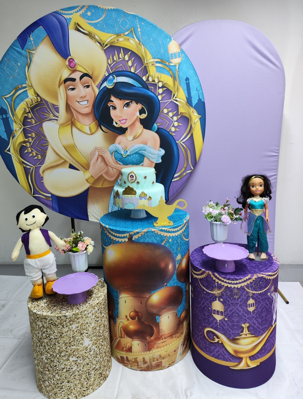 Kit Aladin E Jasmin Opção Plus  - Elisete Festas Kit Pegue e Monte