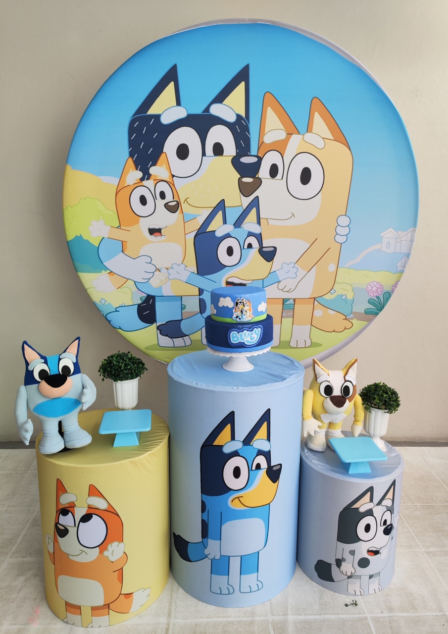 Kit Bluey E Bingo ( Opçao 2) - Elisete Festas Kit Pegue e Monte
