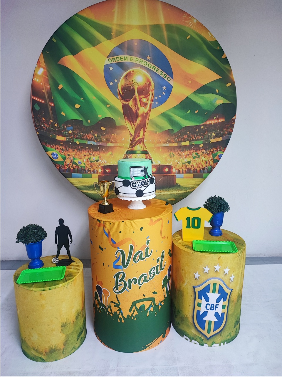 Kit Copa Do Mundo Modelo 2 Opção 2 - Elisete Festas Kit Pegue e Monte
