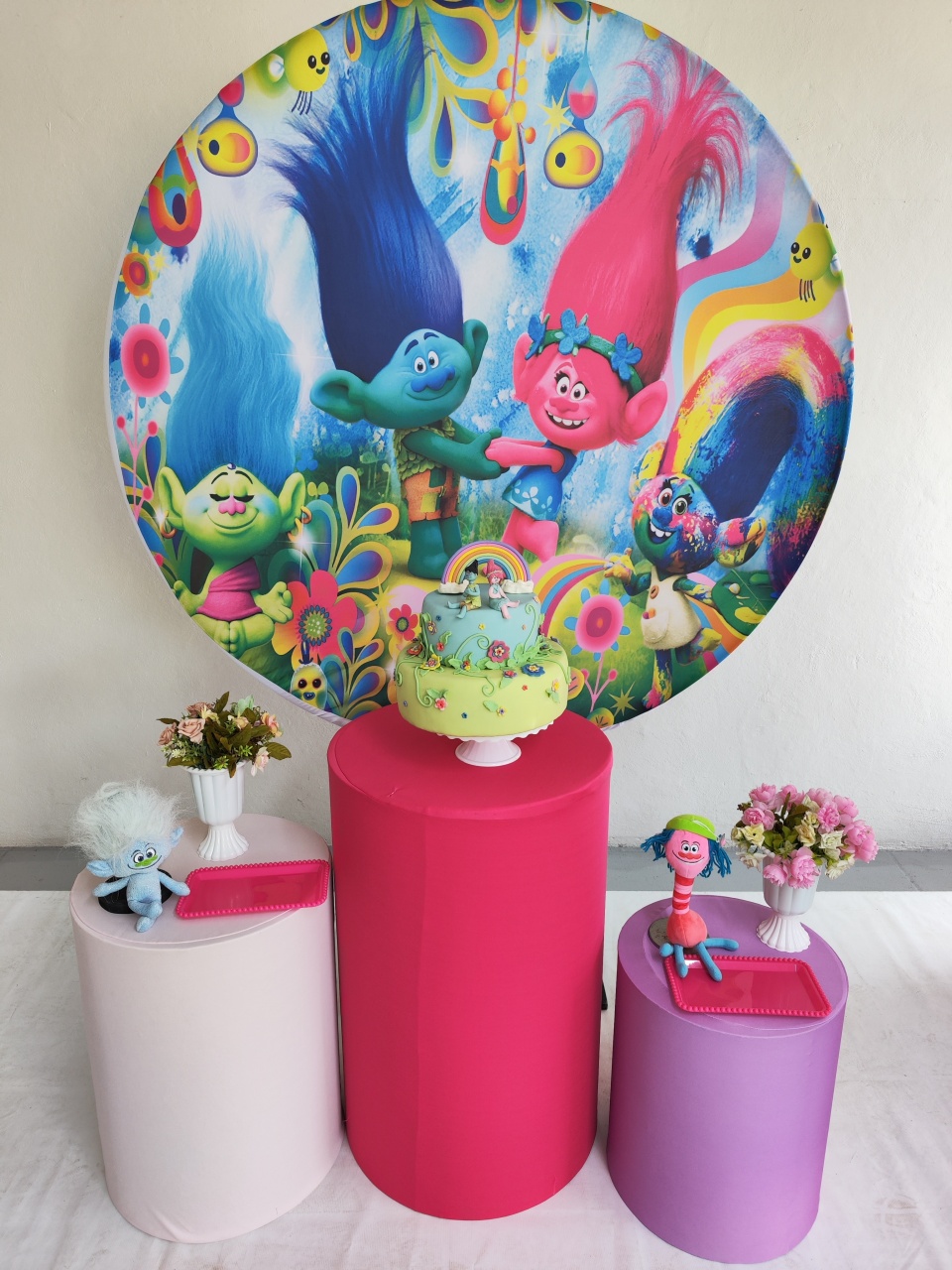 Kit Trolls 2 Opção 2 - Elisete Festas Kit Pegue e Monte