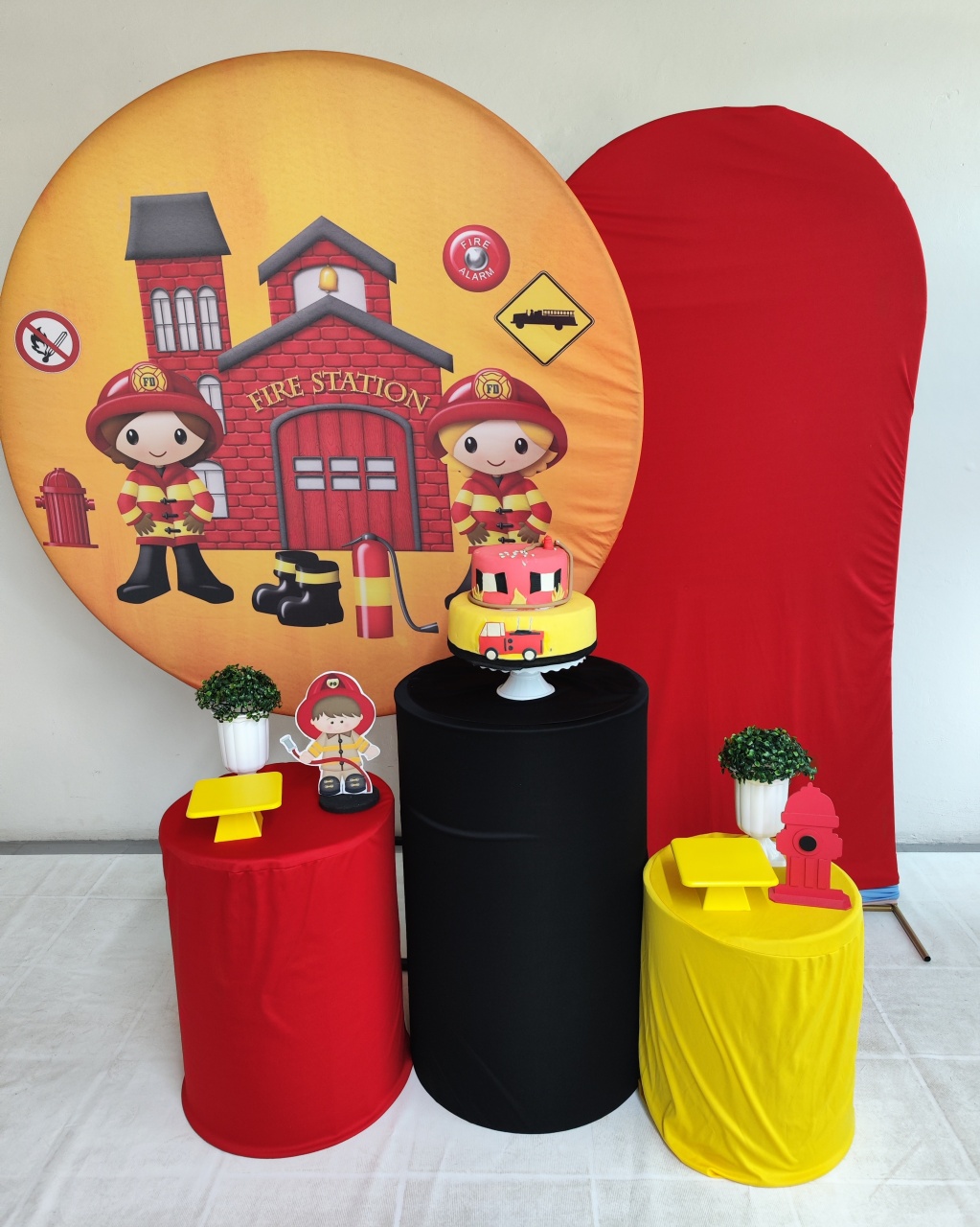 Kit Bombeiro Opção Plus  - Elisete Festas Kit Pegue e Monte