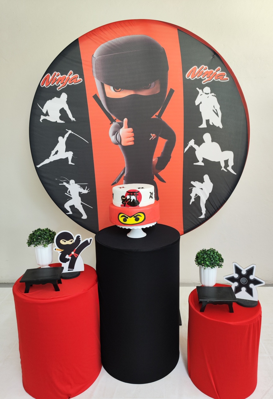 Kit Ninja 1 ( Opçao 2) - Elisete Festas Kit Pegue e Monte