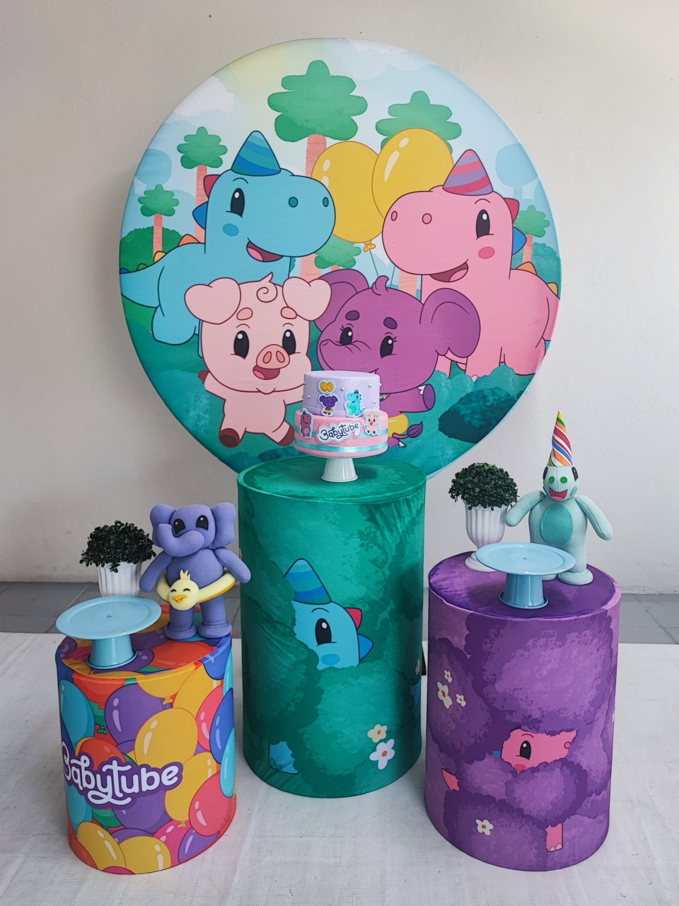 Kit Babytube Opção 2 - Elisete Festas Kit Pegue e Monte