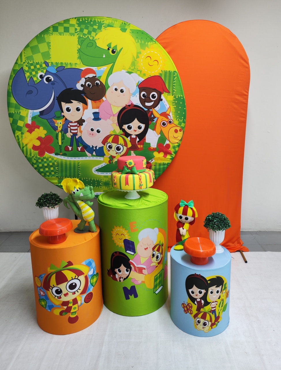 Kit Sítio Do Pica Pau Amarelo Opção Plus  - Elisete Festas Kit Pegue e Monte