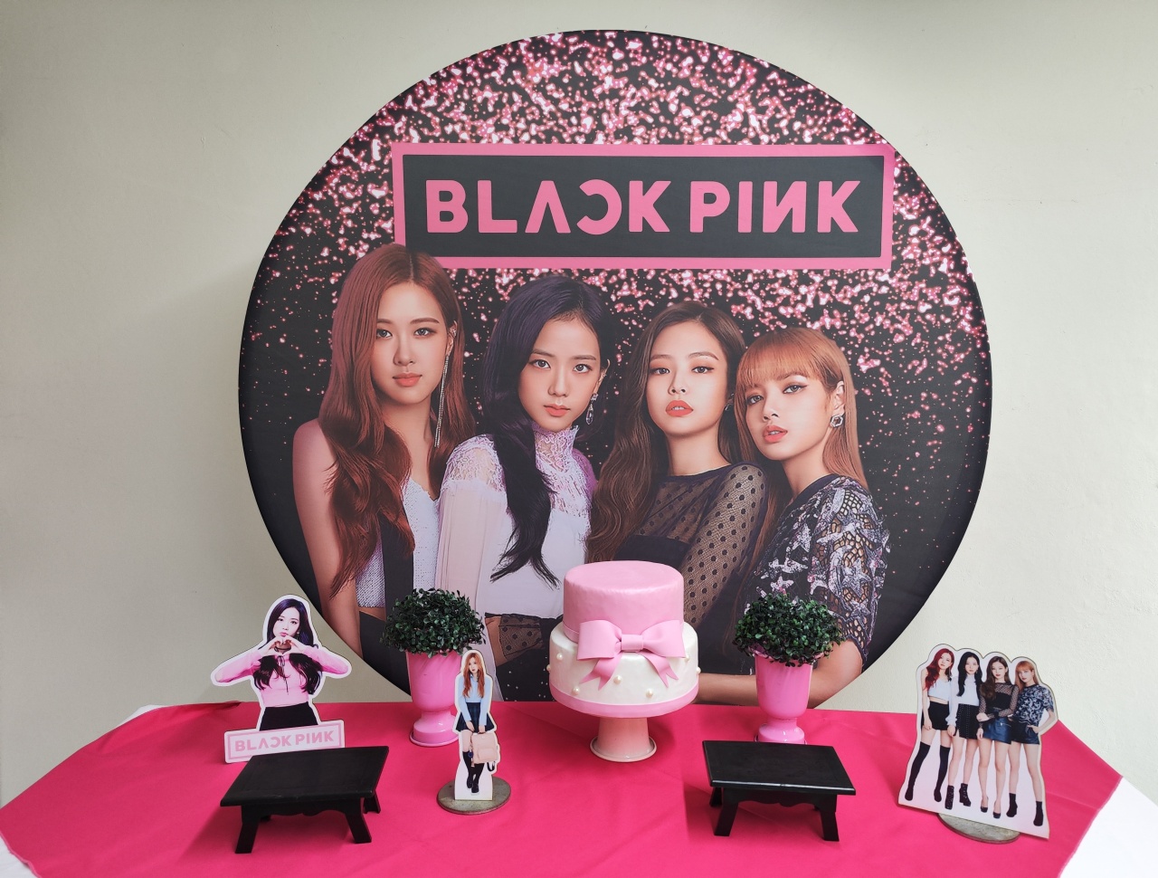 Kit Black Pink Opçao 1 - Elisete Festas Kit Pegue e Monte