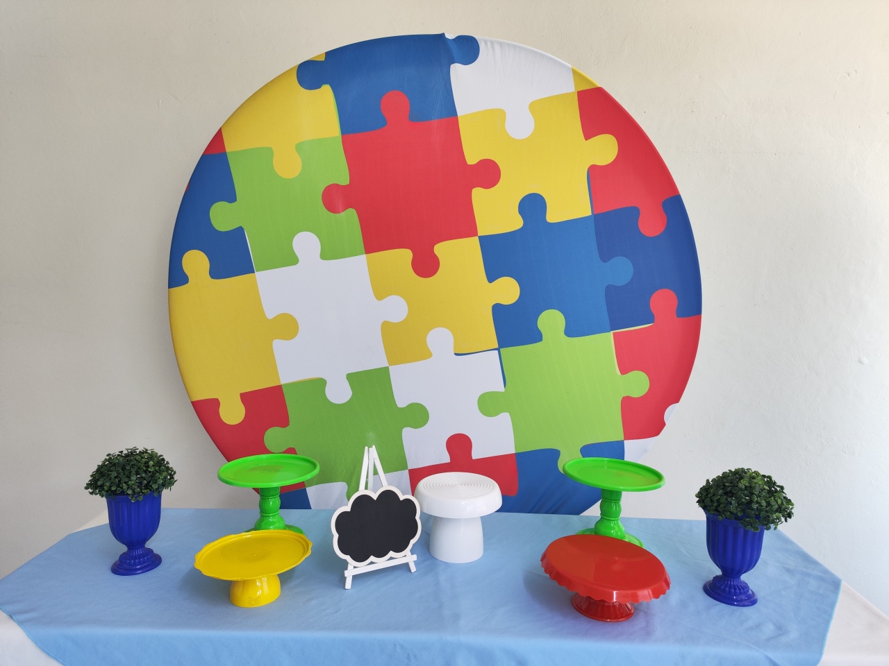 Kit Quebra - Cabeça ( Autista) Opçao 1 - Elisete Festas Kit Pegue e Monte