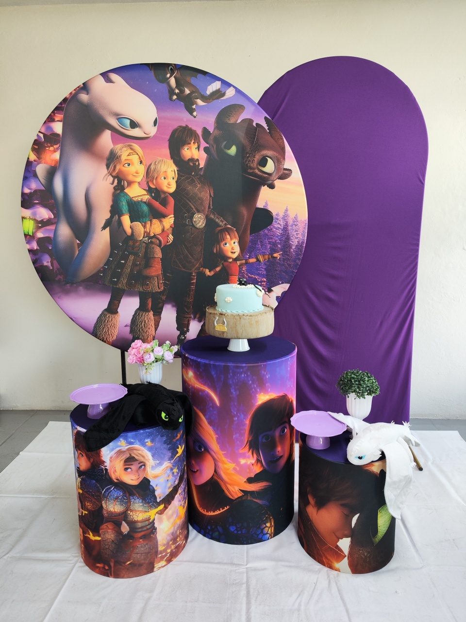 Kit Como Treinar Seu Dragão Menina Opção Plus - Elisete Festas Kit Pegue e Monte