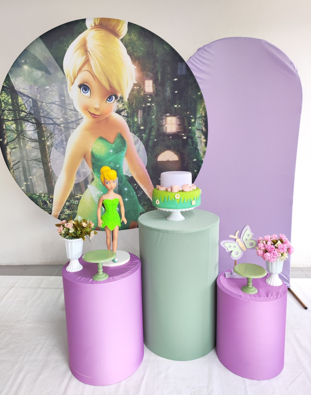 Kit Tinkerbelly Fada Sininho Opção Plus - Elisete Festas Kit Pegue e Monte