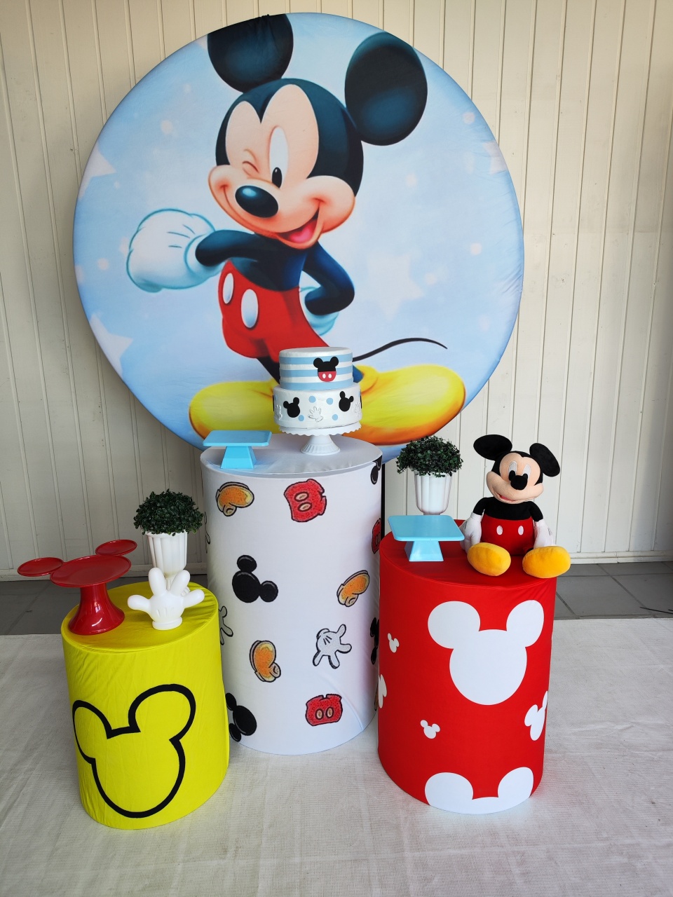 Kit Mickey Modelo 2 Opção 2 - Elisete Festas Kit Pegue e Monte