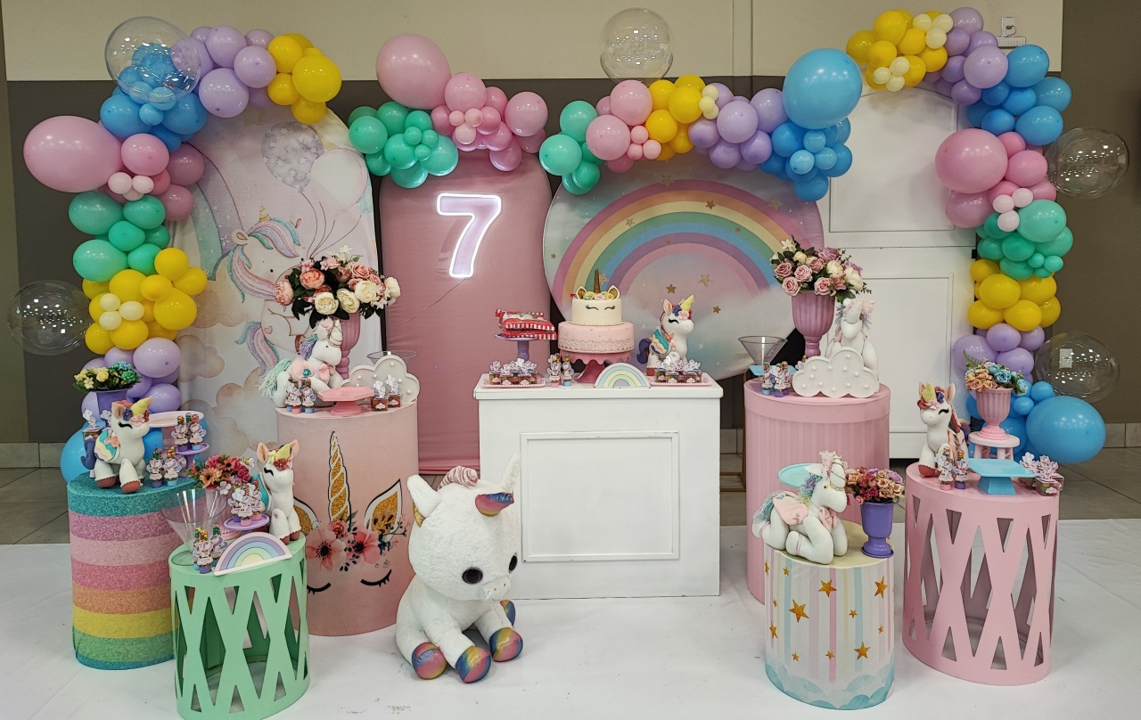 Montagem Unicornio - Elisete Festas Kit Pegue e Monte