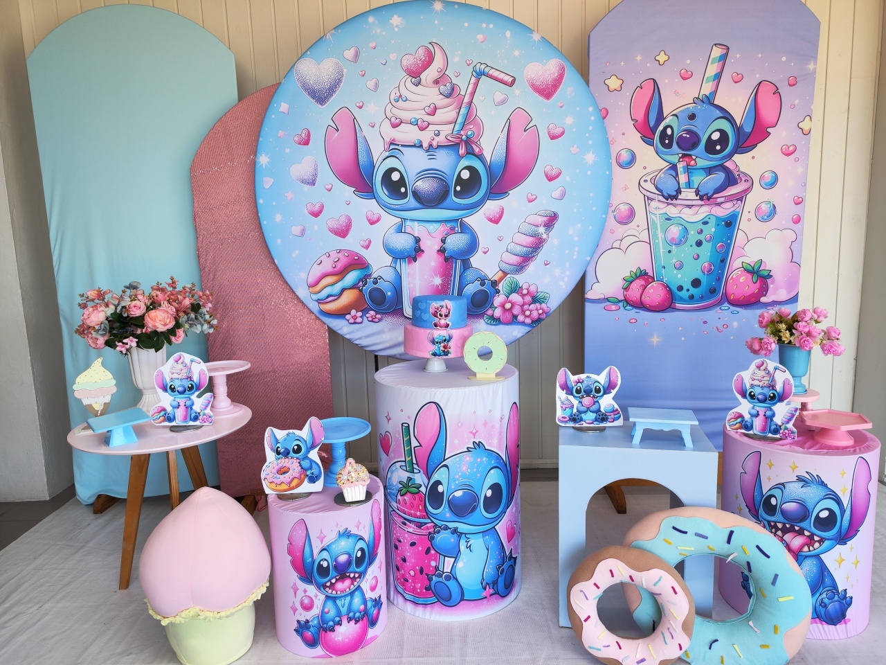 Kit Stitch Doces Opçao Big - Elisete Festas Kit Pegue e Monte