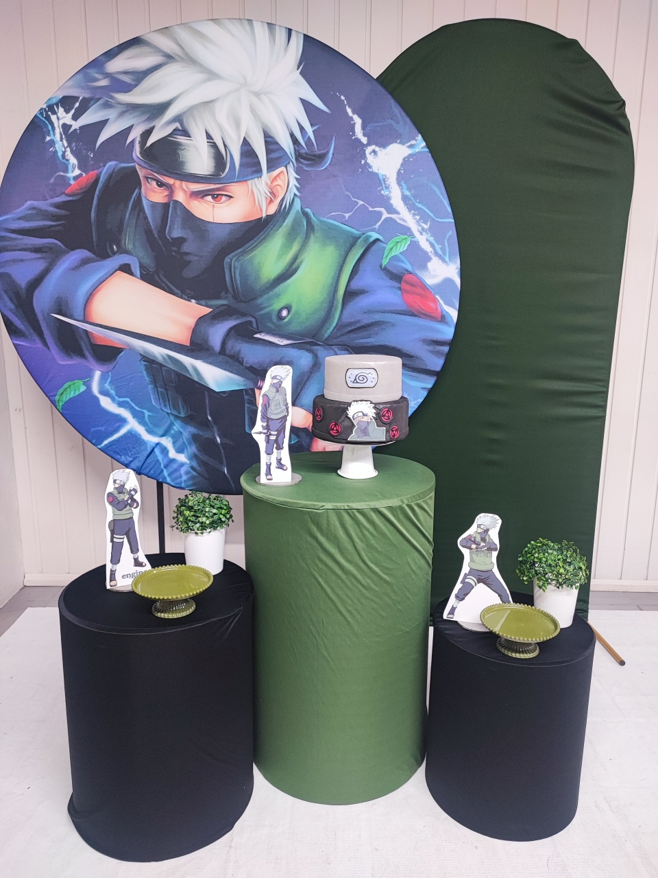 Kit Naruto Kakashi Opção Plus - Elisete Festas Kit Pegue e Monte