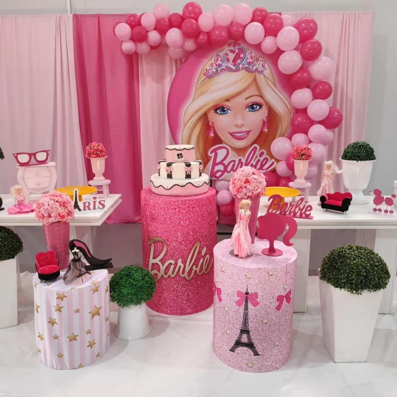 Montagem Barbie - Elisete Festas Kit Pegue e Monte
