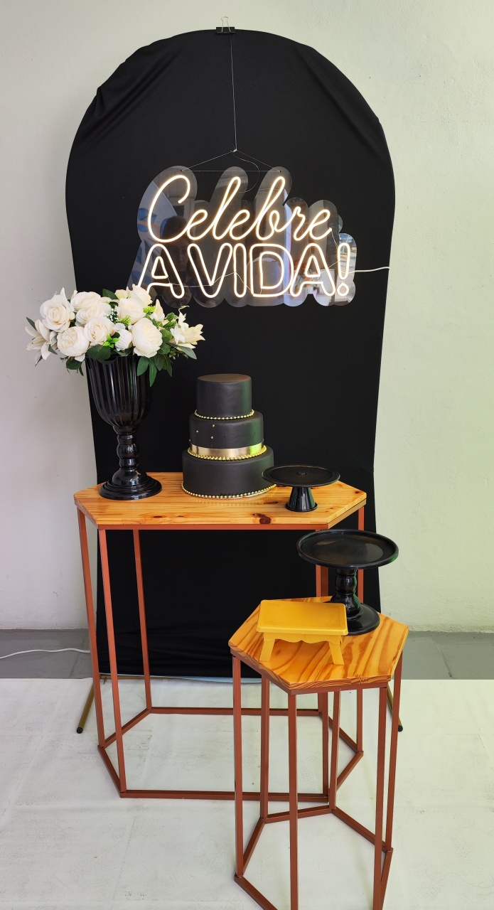 Kit Adulto Preto ( Mesa Rosé) - Elisete Festas Kit Pegue e Monte